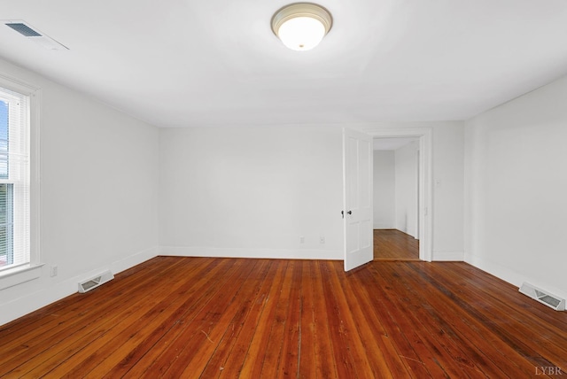 281 Calohan Rd, Rustburg, VA 24588 - spare room featuring baseboards, visible vents, and hardwood / wood-style flooring