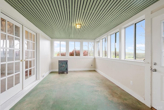 281 Calohan Rd, Rustburg, VA 24588 - unfurnished sunroom featuring french doors