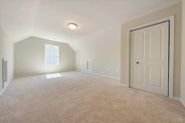 22 Lochwood Hill Dr, Goode, VA 24556 - bonus room with light carpet, vaulted ceiling, and baseboards