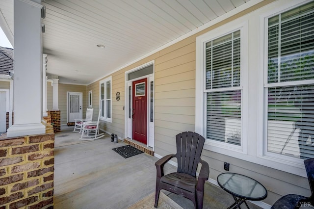 1310 Whispering Springs Ct, Forest, VA 24551 - view of patio with covered porch