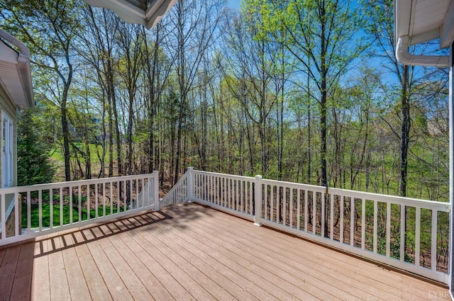 1310 Whispering Springs Ct, Forest, VA 24551 - view of wooden terrace