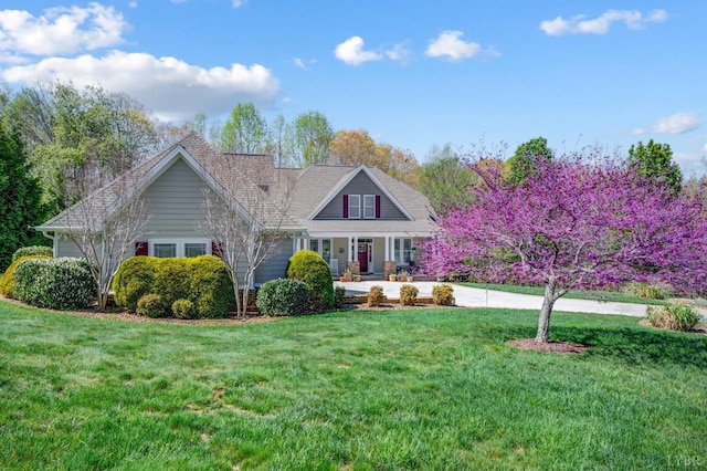 1310 Whispering Springs Ct, Forest, VA 24551 - view of front of house featuring a porch and a front yard