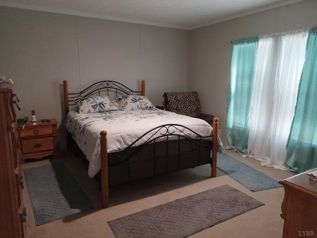 839 Cedar Gate Rd, Monroe, VA 24574 - carpeted bedroom with crown molding