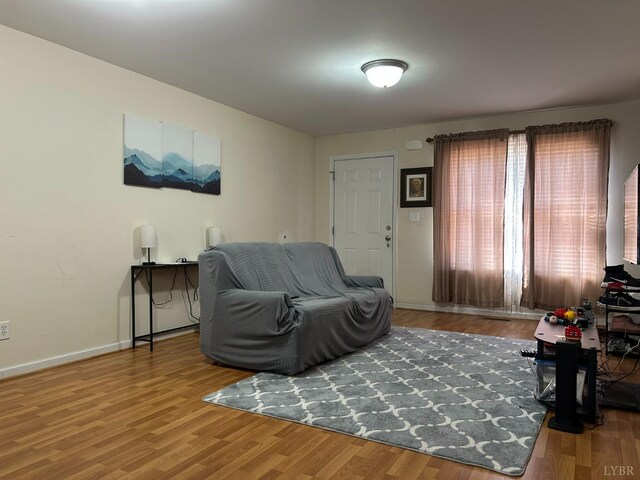 1810 Broadway St Unit 216, Lynchburg, VA 24501 - living area with baseboards and wood finished floors