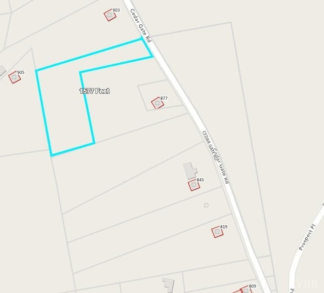 893 Cedar Gate Rd, Monroe, VA 24574 - map / location of property area