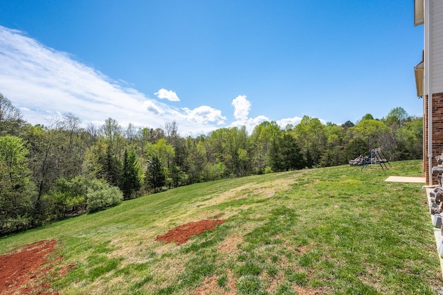 2236 Goode Station Rd, Goode, VA 24556 - view of grassy yard with a forest view
