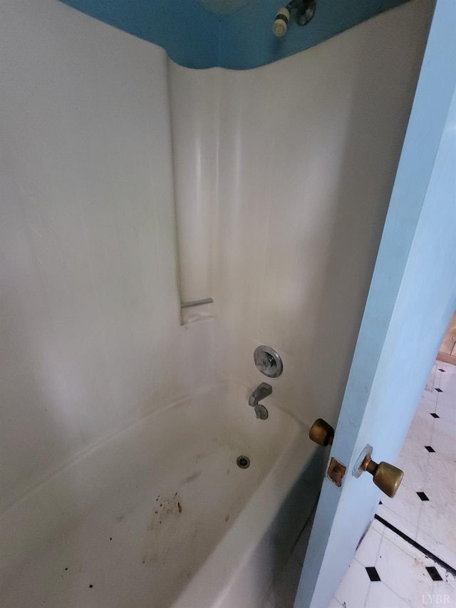 1418 Mitchell Rd, Chatham, VA 24531 - full bath with shower / bathtub combination and tile patterned flooring