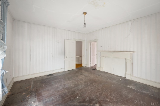 119 Harrison St, Lynchburg, VA 24504 - unfurnished living room with visible vents