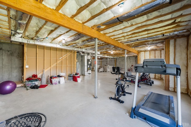 1033 Elk Creek Rd, Forest, VA 24551 - workout area with heating unit