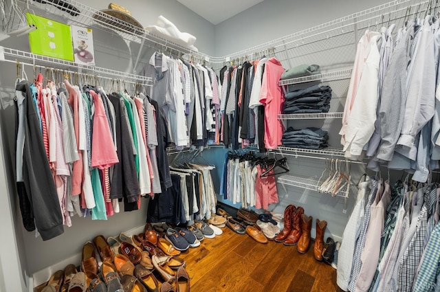 1033 Elk Creek Rd, Forest, VA 24551 - spacious closet featuring wood finished floors