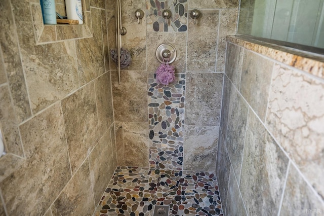 328 Paulette Cir, Lynchburg, VA 24502 - bathroom with tiled shower