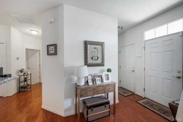 328 Paulette Cir, Lynchburg, VA 24502 - foyer with wood finished floors and baseboards