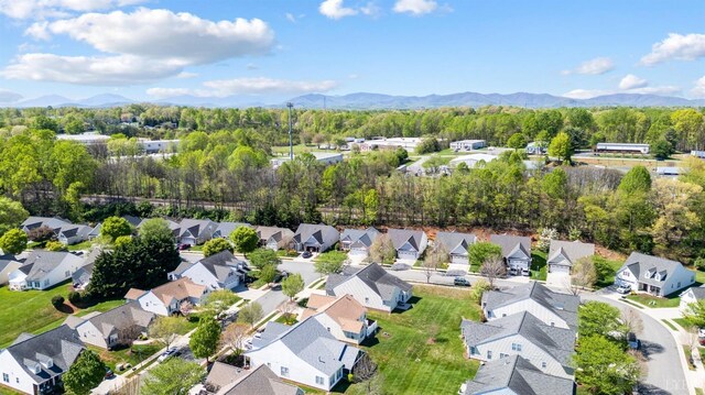 328 Paulette Cir, Lynchburg, VA 24502 - aerial perspective of suburban area featuring mountains