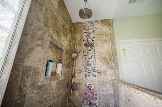 328 Paulette Cir, Lynchburg, VA 24502 - bathroom with a tile shower