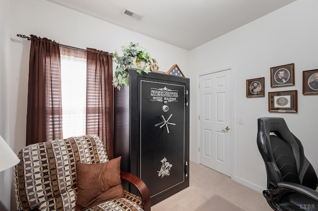 328 Paulette Cir, Lynchburg, VA 24502 - home office featuring light colored carpet and baseboards