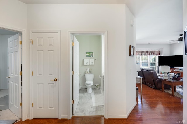 328 Paulette Cir, Lynchburg, VA 24502 - corridor featuring an office area and baseboards