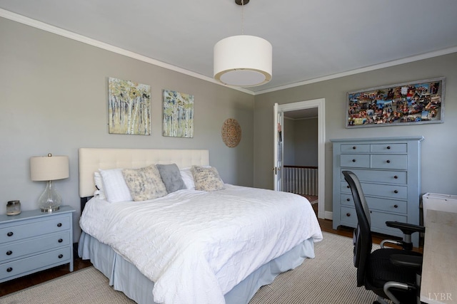 3830 Peakland Pl, Lynchburg, VA 24503 - bedroom with crown molding and wood finished floors