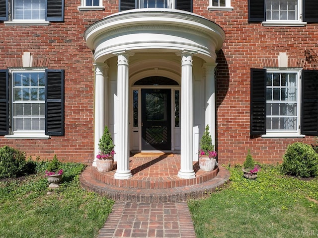 3830 Peakland Pl, Lynchburg, VA 24503 - property entrance featuring brick siding