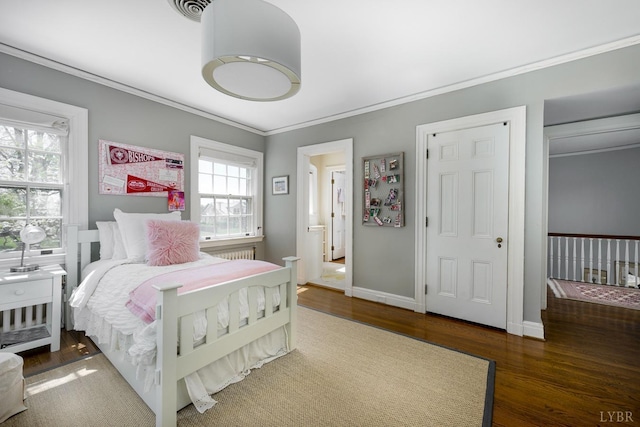 3830 Peakland Pl, Lynchburg, VA 24503 - bedroom with multiple windows, visible vents, wood finished floors, and ornamental molding