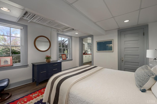 3830 Peakland Pl, Lynchburg, VA 24503 - bedroom featuring recessed lighting, baseboards, multiple windows, and wood finished floors