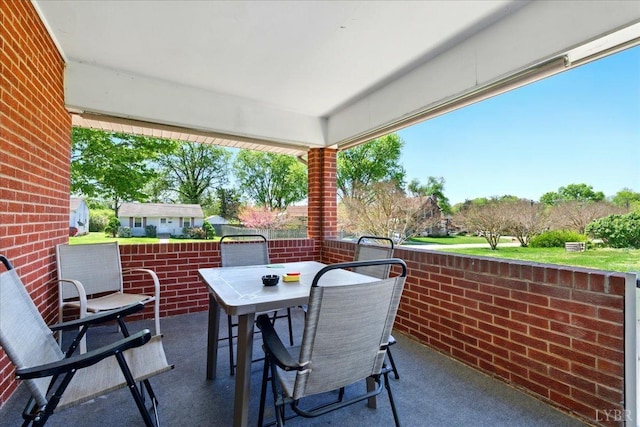 1321 Norfolk Ave, Bedford, VA 24523 - view of patio / terrace featuring outdoor dining area