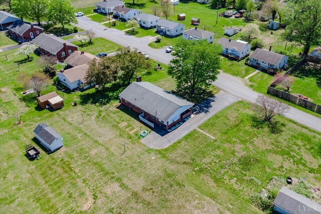 1321 Norfolk Ave, Bedford, VA 24523 - aerial perspective of suburban area