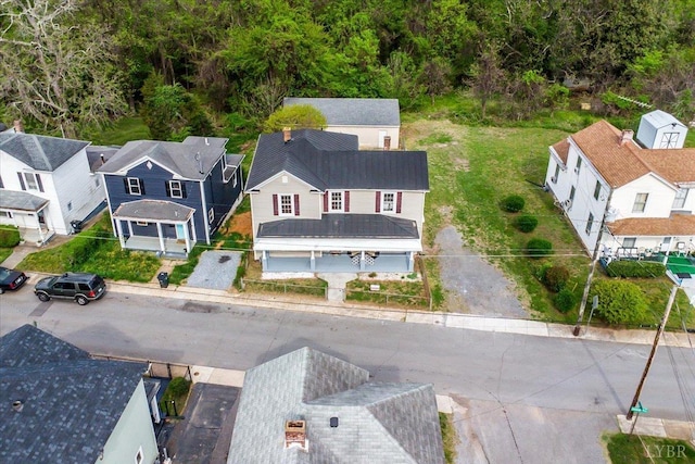 702 Dinwiddie St, Lynchburg, VA 24504 - aerial perspective of suburban area