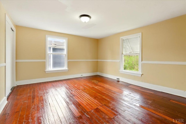 702 Dinwiddie St, Lynchburg, VA 24504 - empty room with hardwood / wood-style floors and baseboards