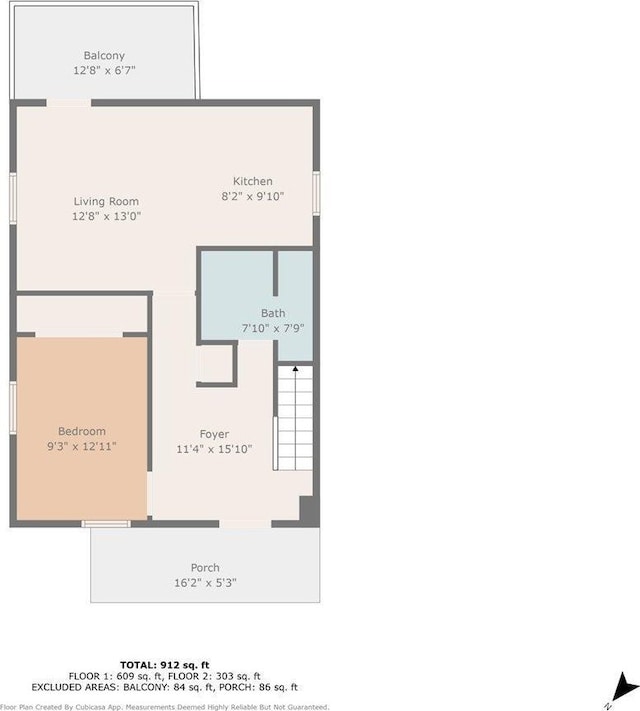 17 Beverly St, Lynchburg, VA 24501 - home floor plan
