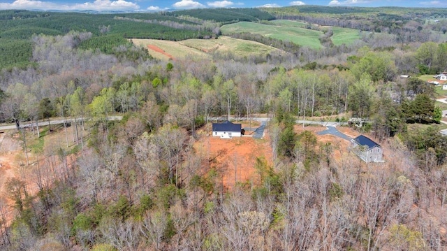 9900 Stonewall Rd, Appomattox, VA 24522 - aerial view featuring a wooded view