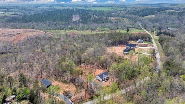 9900 Stonewall Rd, Appomattox, VA 24522 - drone / aerial view with a forest view