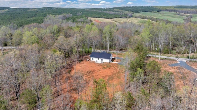 9900 Stonewall Rd, Appomattox, VA 24522 - bird's eye view featuring a view of trees