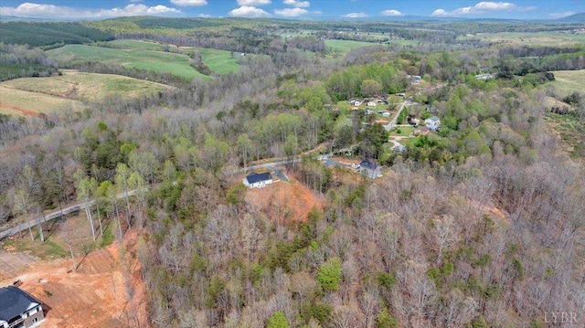 9900 Stonewall Rd, Appomattox, VA 24522 - bird's eye view featuring a forest view