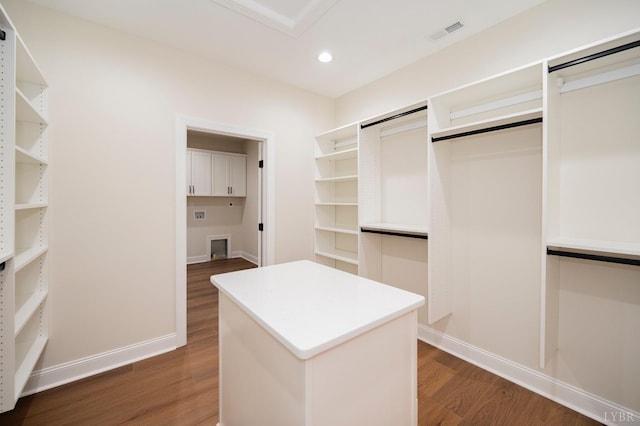 1750 Willow Oak Dr, Forest, VA 24551 - spacious closet featuring dark wood finished floors