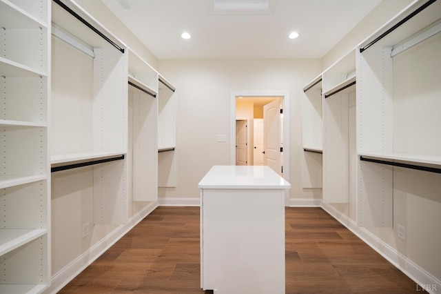 1750 Willow Oak Dr, Forest, VA 24551 - walk in closet with dark wood-style flooring