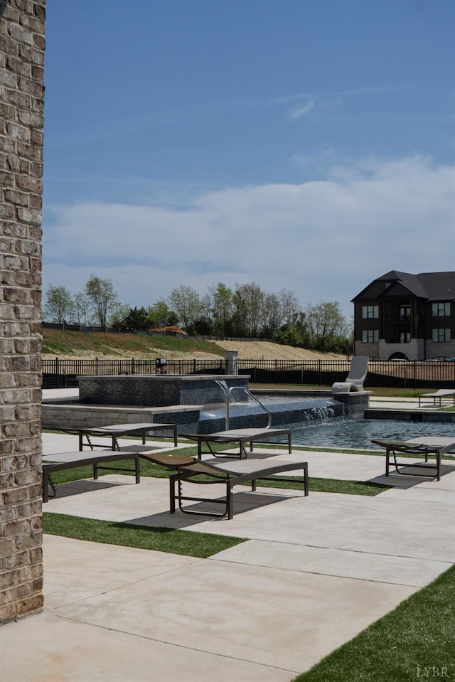 1022 N Westyn Loop, Forest, VA 24551 - surrounding community featuring a patio area, fence, and a swimming pool