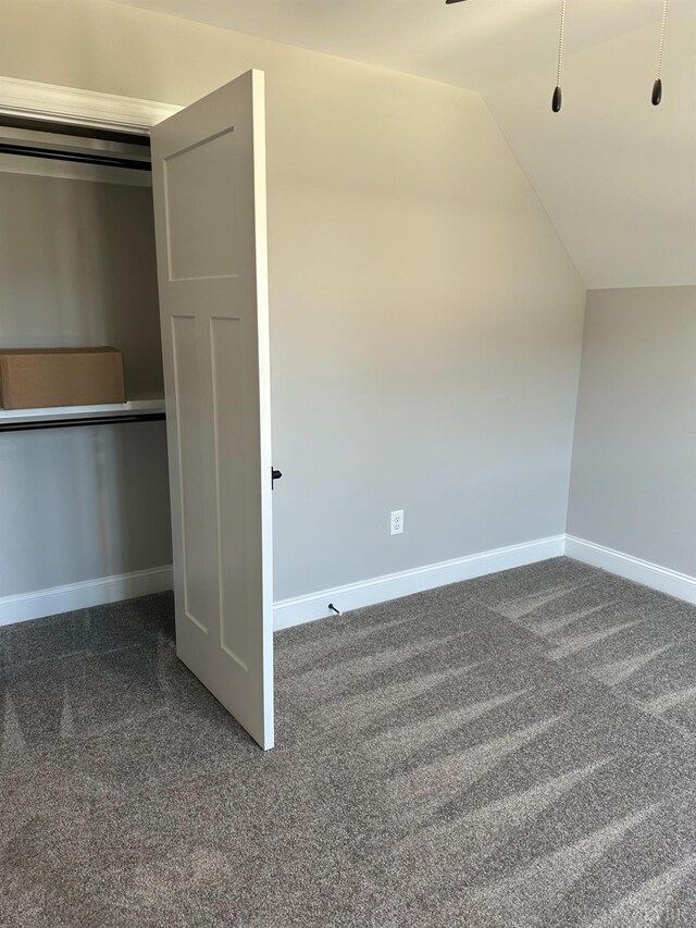 1022 N Westyn Loop, Forest, VA 24551 - additional living space featuring baseboards, lofted ceiling, and carpet floors