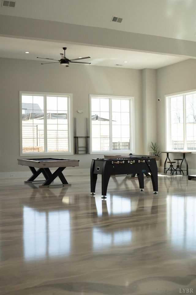 1022 N Westyn Loop, Forest, VA 24551 - interior space with recessed lighting and ceiling fan