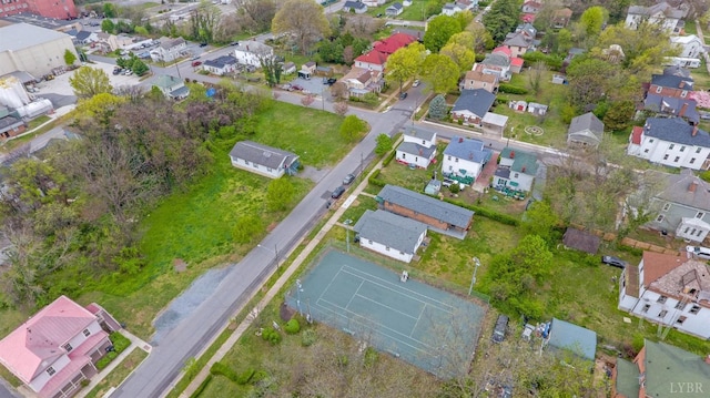 1518 14th St, Lynchburg, VA 24501 - aerial view of property and surrounding area with nearby suburban area