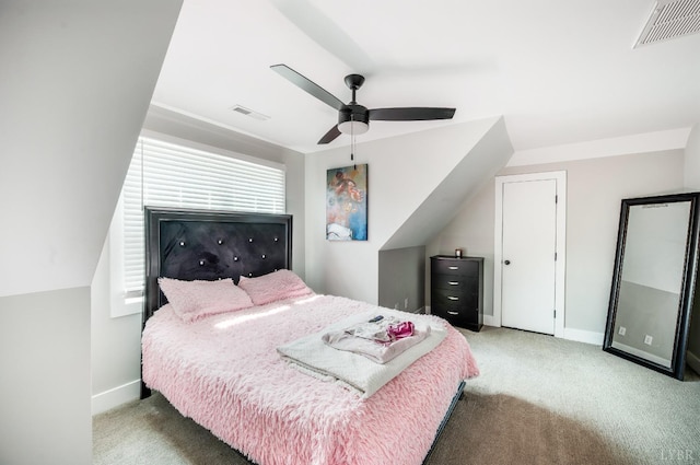 301 Bentley Grove Way, Lynchburg, VA 24502 - bedroom with carpet, baseboards, and ceiling fan