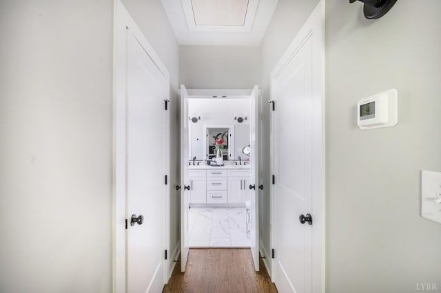 301 Bentley Grove Way, Lynchburg, VA 24502 - corridor with dark wood finished floors