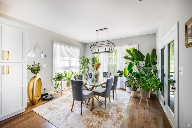 301 Bentley Grove Way, Lynchburg, VA 24502 - dining space featuring plenty of natural light and wood finished floors