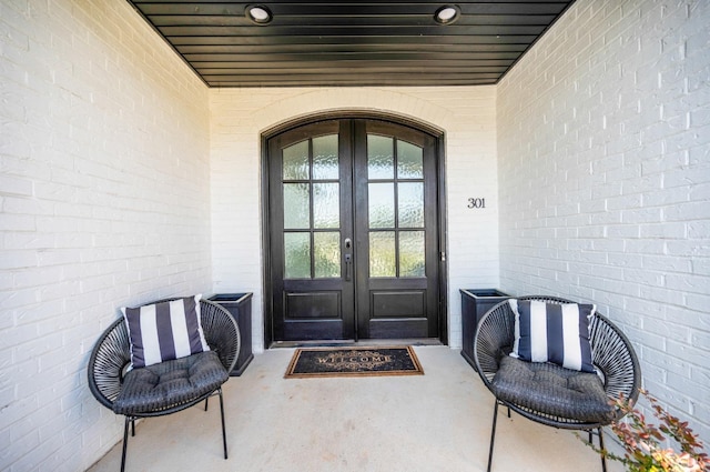 301 Bentley Grove Way, Lynchburg, VA 24502 - view of exterior entry featuring french doors and brick siding