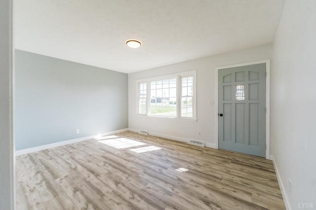 3677 Grit Rd, Hurt, VA 24563 - foyer entrance with wood finished floors and baseboards