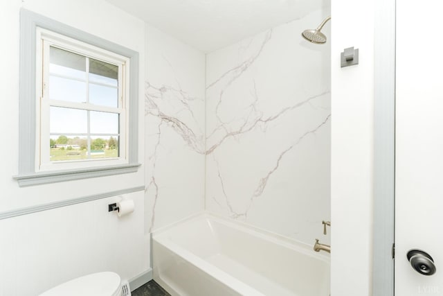 3677 Grit Rd, Hurt, VA 24563 - bathroom with toilet and shower / bath combination