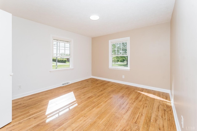 3677 Grit Rd, Hurt, VA 24563 - spare room featuring light wood-style floors and baseboards