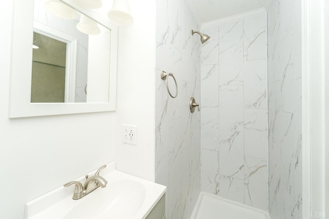 3677 Grit Rd, Hurt, VA 24563 - full bath featuring a shower stall and vanity