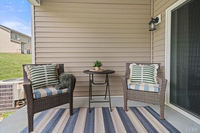 exterior space with cooling unit