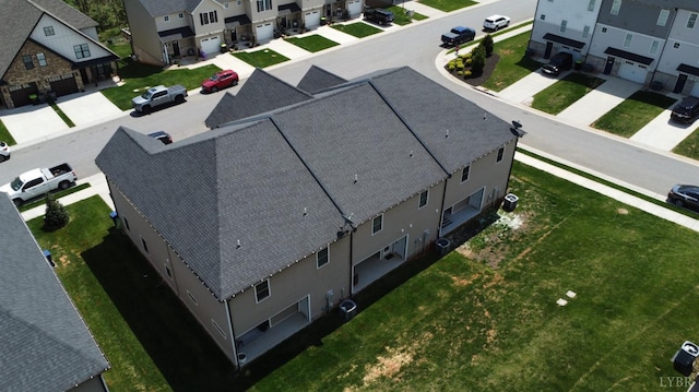 drone / aerial view featuring a residential view