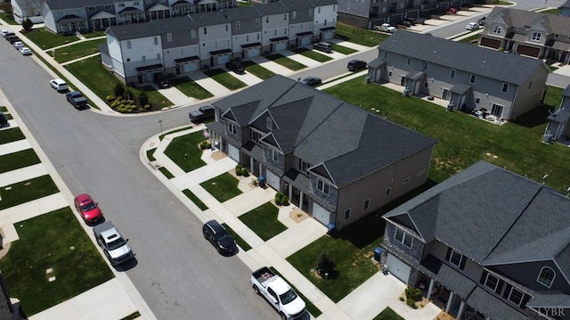 drone / aerial view featuring a residential view